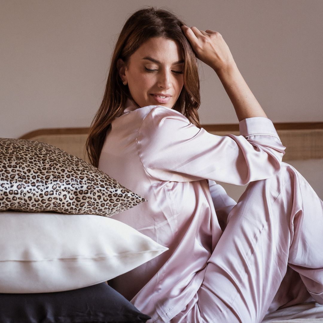 Pyjama femme pure soie