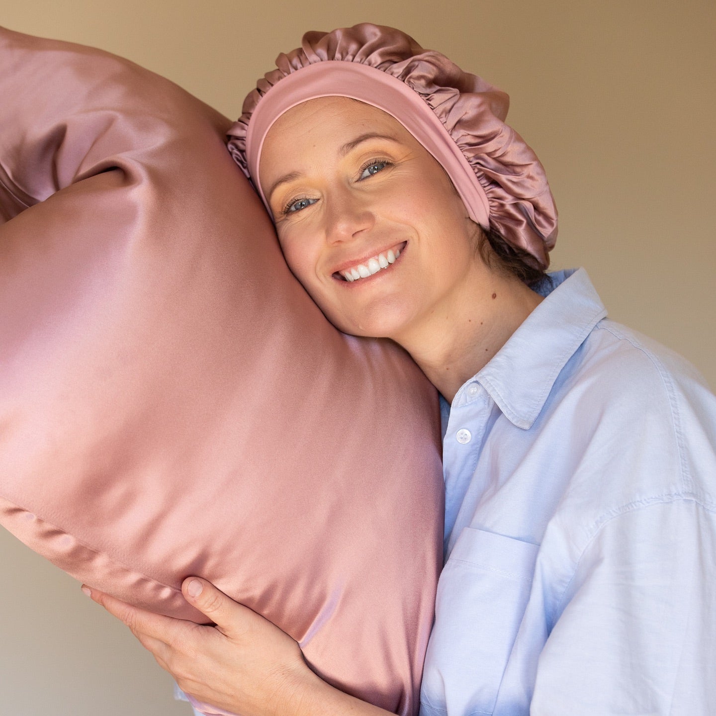 BONNET DE NUIT PURE SOIE DE MÛRIER -Made In France-
