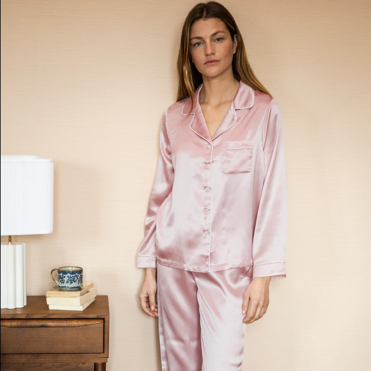Pyjama femme pure soie