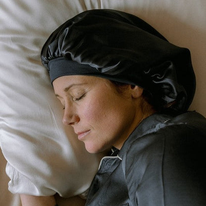 BONNET DE NUIT PURE SOIE DE MÛRIER -Made In France-