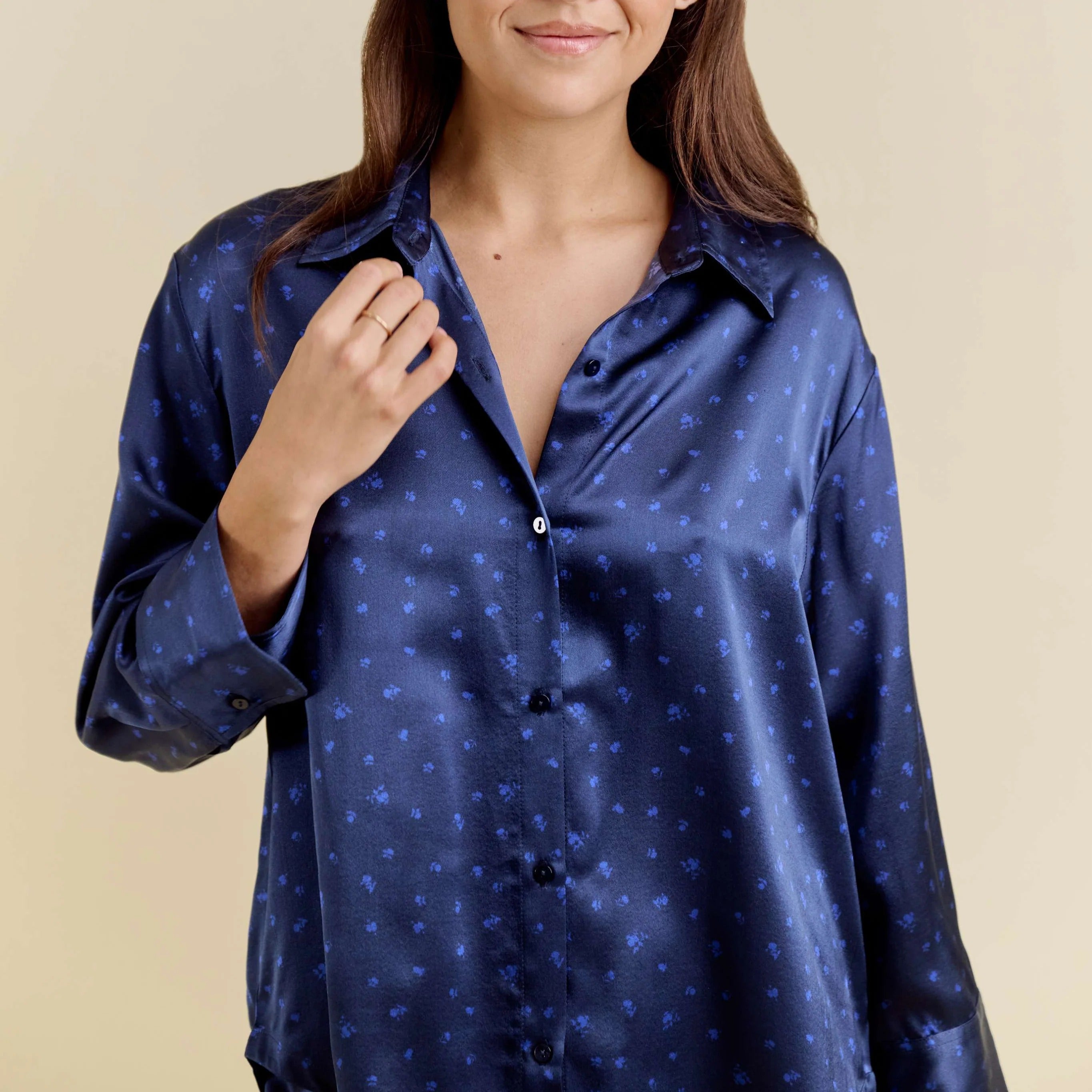 Pyjama Oversize 100% pure soie de mûrier