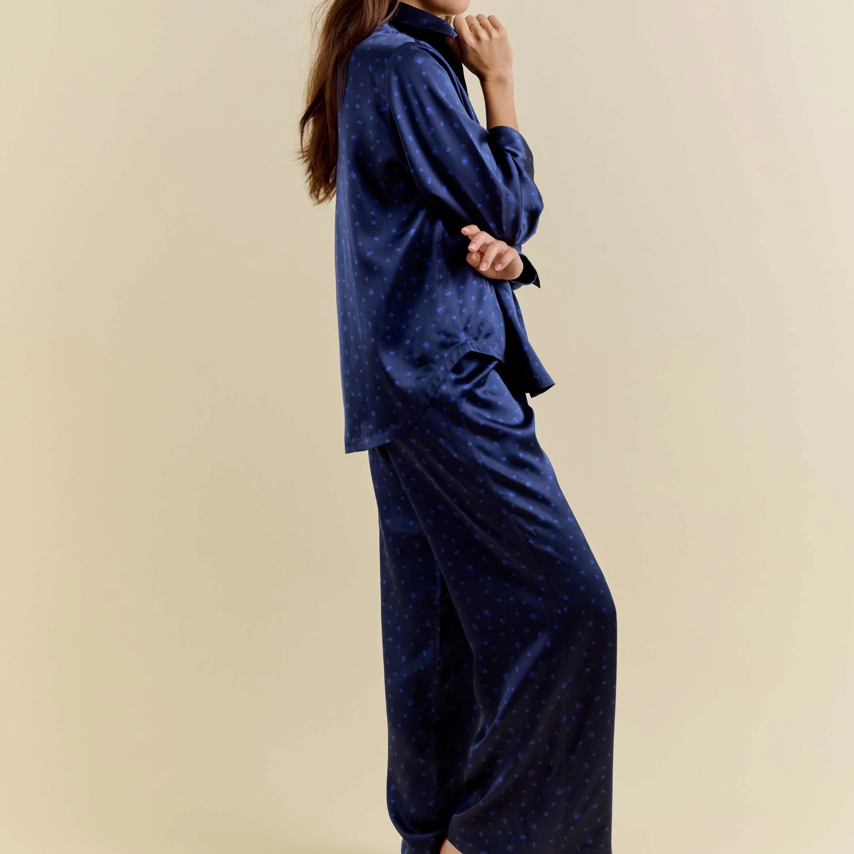 Pyjama Oversize 100% pure soie de mûrier