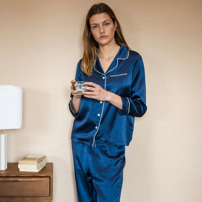 Pyjama femme pure soie