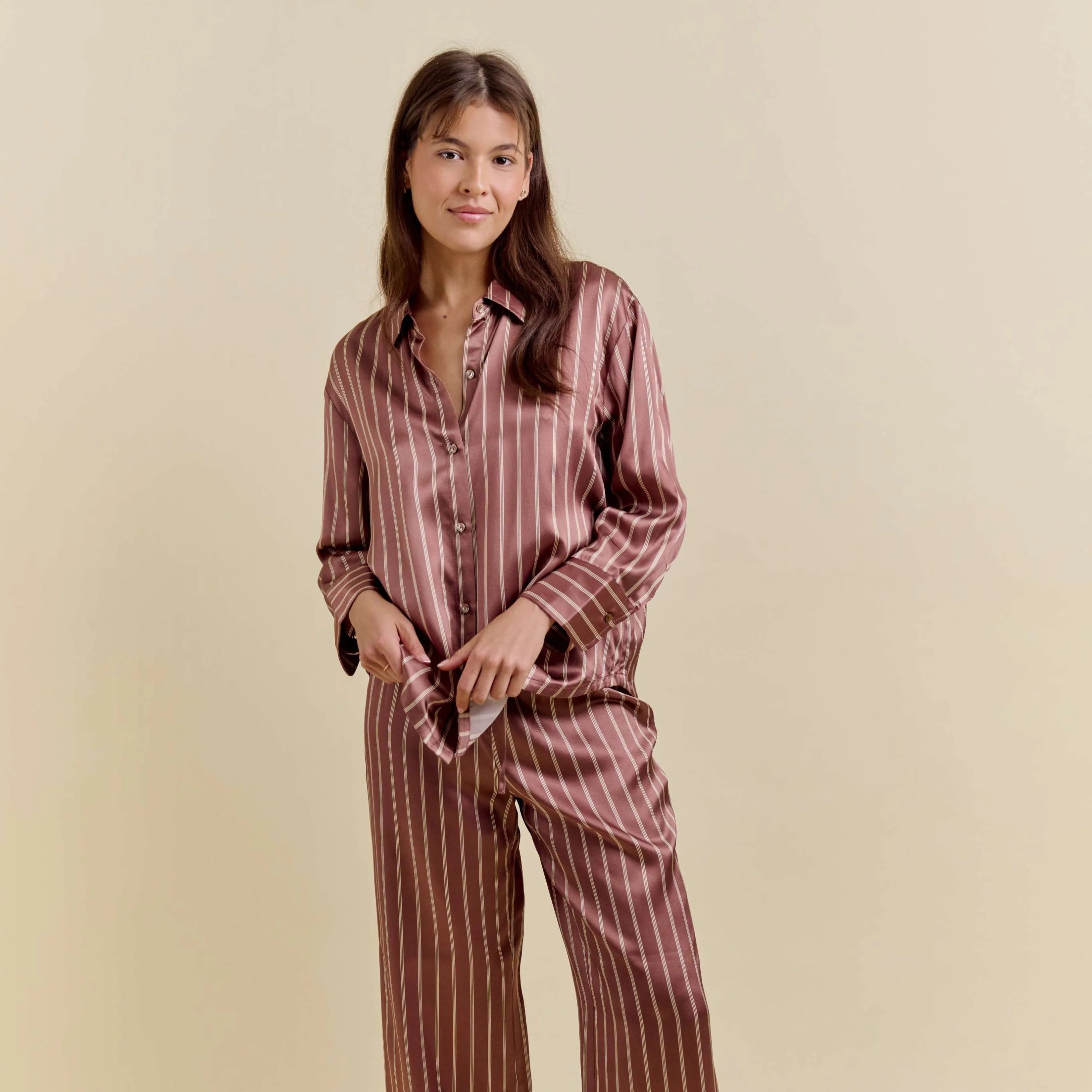 Pyjama Oversize 100% pure soie de mûrier