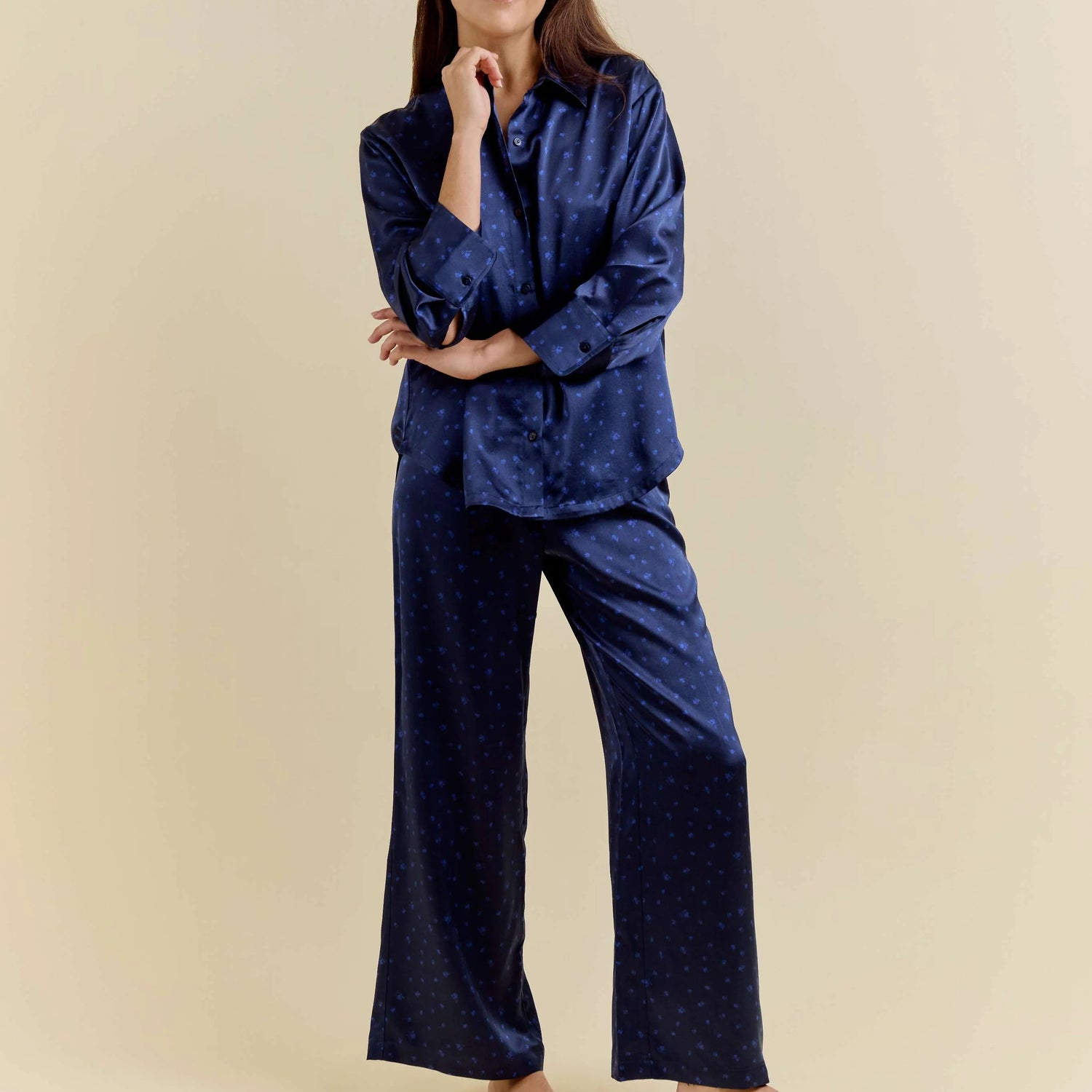 Pyjama Oversize 100% pure soie de mûrier